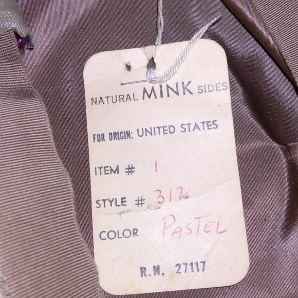 Vintage Mink Pillboy Hat - Picture 6 of 6
